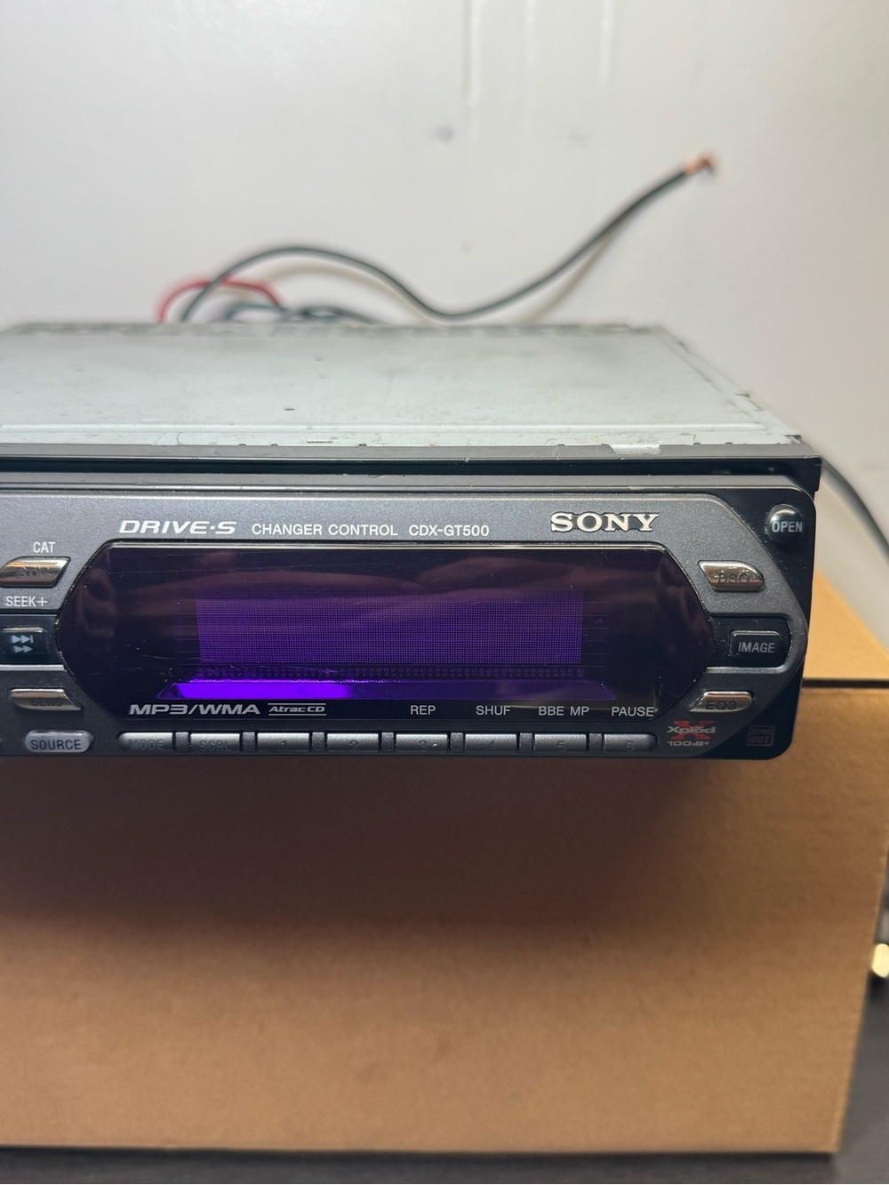 SONY CDX GT500 Car Stereo CD Player In Dash Receiver Fully Tested And Working - Picture 4 of 10